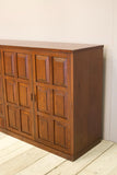 Very large 1940's brutalist sideboard