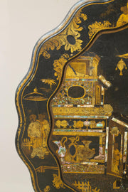 19th century Chinoiserie tilt top table - TallBoy Interiors