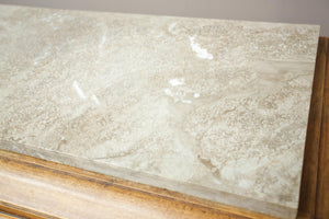 Art deco mahogany and marble sideboard