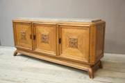 Art deco mahogany and marble sideboard - TallBoy Interiors