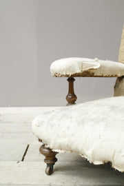 19th century Howard and sons style open armchair