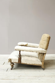 19th century Howard and sons style open armchair