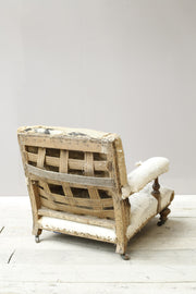 19th century Howard and sons style open armchair