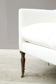 20th century Georgian style square sided armchair - TallBoy Interiors