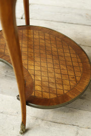 Early 20th century French kidney shaped side table - TallBoy Interiors