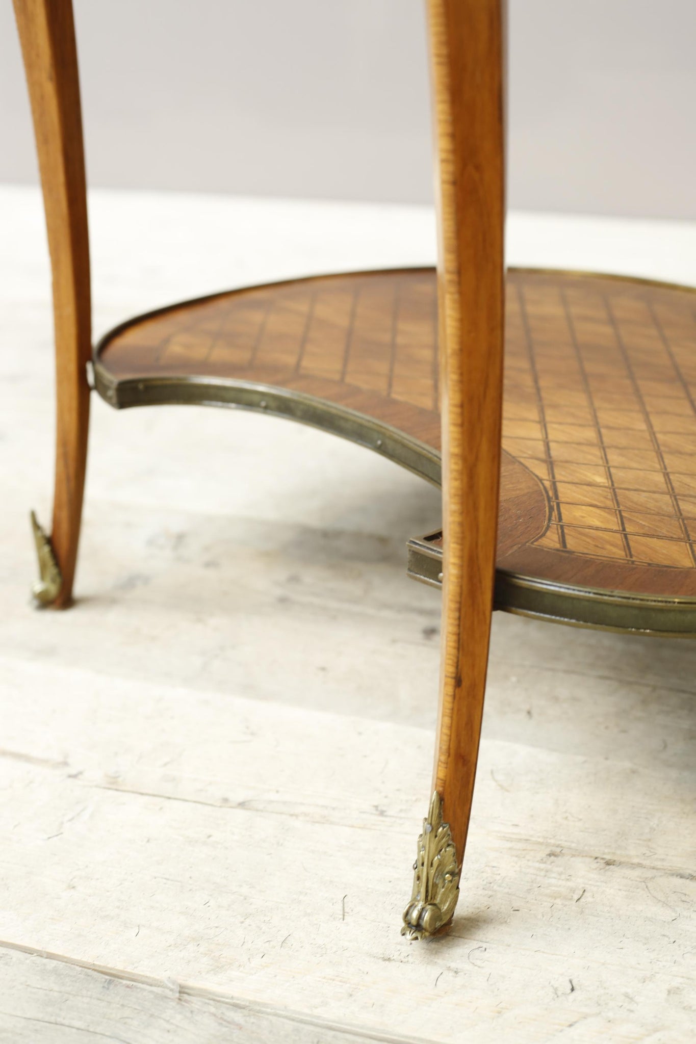 Early 20th century French kidney shaped side table