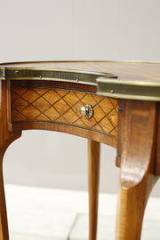 Early 20th century French kidney shaped side table - TallBoy Interiors
