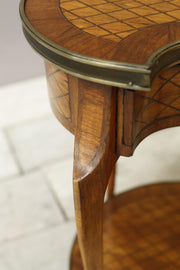 Early 20th century French kidney shaped side table - TallBoy Interiors