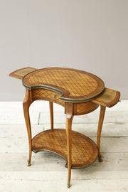 Early 20th century French kidney shaped side table - TallBoy Interiors