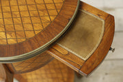 Early 20th century French kidney shaped side table - TallBoy Interiors