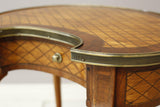 Early 20th century French kidney shaped side table