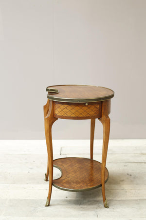 Early 20th century French kidney shaped side table