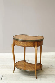 Early 20th century French kidney shaped side table - TallBoy Interiors