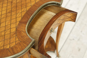 Early 20th century French kidney shaped side table