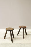 Pair of 20th century rustic stools