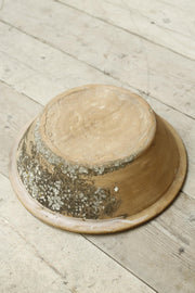 20th century Spanish 'Lebrillo' green glazed bowl - TallBoy Interiors