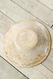 20th century heavily worn green glazed Pancheon - TallBoy Interiors