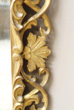 19th century Large gilt Florentine wall mirror