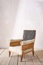 19th Century English round armed armchair - TallBoy Interiors