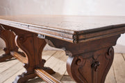 19th Century Italian walnut Drapers table - TallBoy Interiors