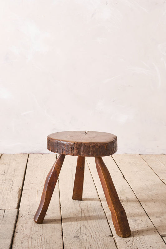 20th century Heavy naturalistic stool
