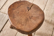 20th century Heavy naturalistic stool