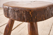 20th century Heavy naturalistic stool