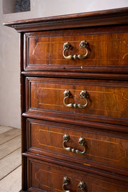 Exceptional very large 18th century Italian walnut chest of drawers - TallBoy Interiors