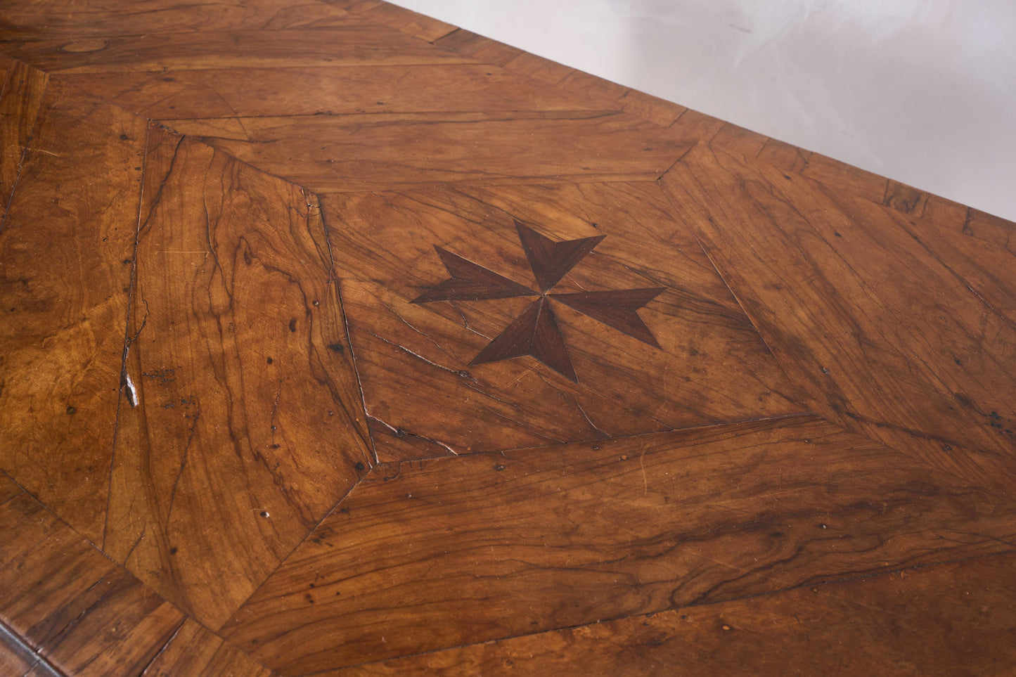Rare 18th century Maltese Olive wood chest of drawers