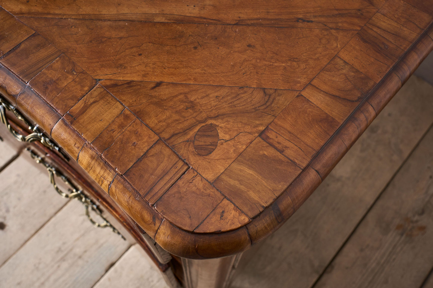 Rare 18th century Maltese Olive wood chest of drawers