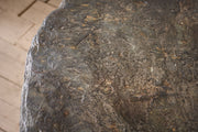 RESERVED Early 20th century Portuguese root and slate side table - TallBoy Interiors