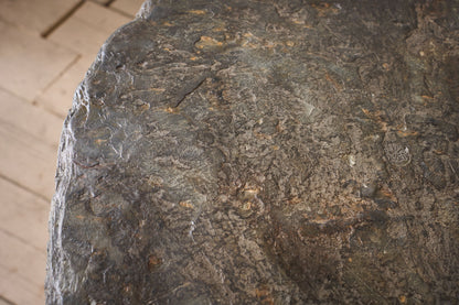 RESERVED Early 20th century Portuguese root and slate side table