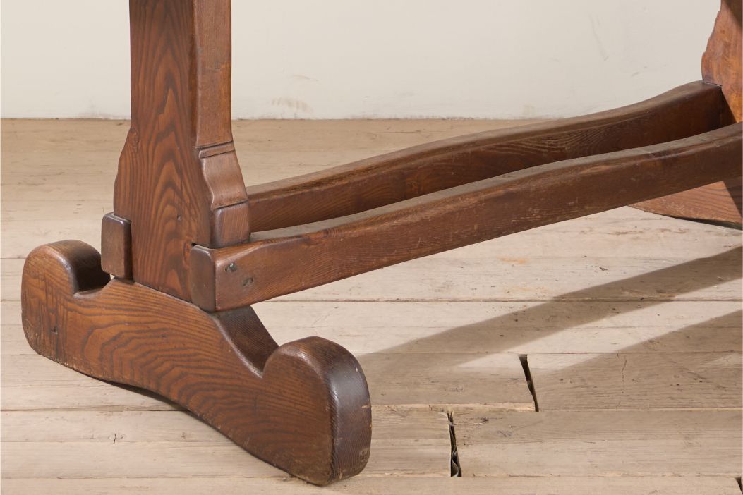 Mid 20th century French Elm dining table