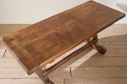 Mid 20th century French Elm dining table - TallBoy Interiors