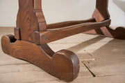 Mid 20th century French Elm dining table - TallBoy Interiors