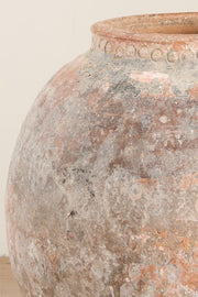 RESERVED 19th century Spanish olive pot - Blue - TallBoy Interiors