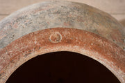 RESERVED 19th century Spanish olive pot - Blue - TallBoy Interiors
