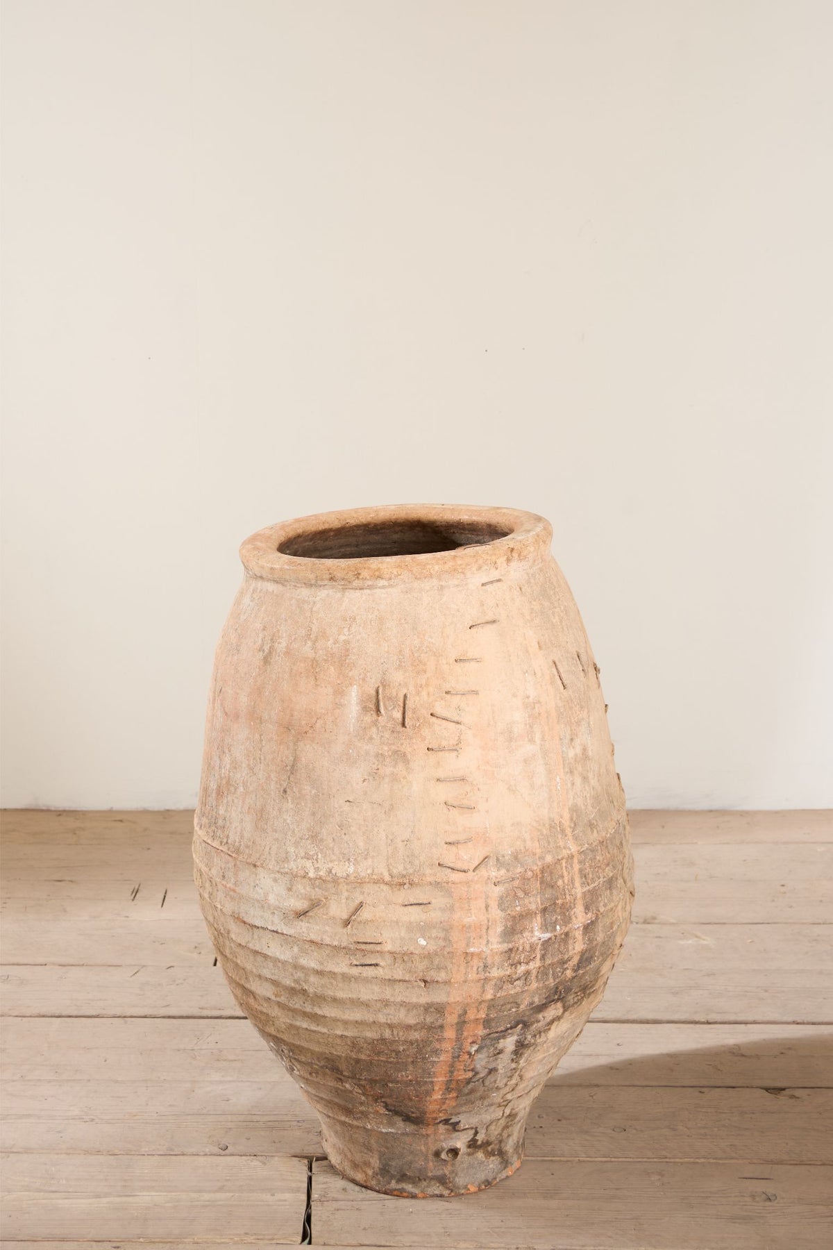 RESERVED 19th century Spanish olive pot - Stapled - TallBoy Interiors