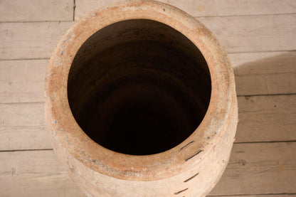 RESERVED 19th century Spanish olive pot - Stapled