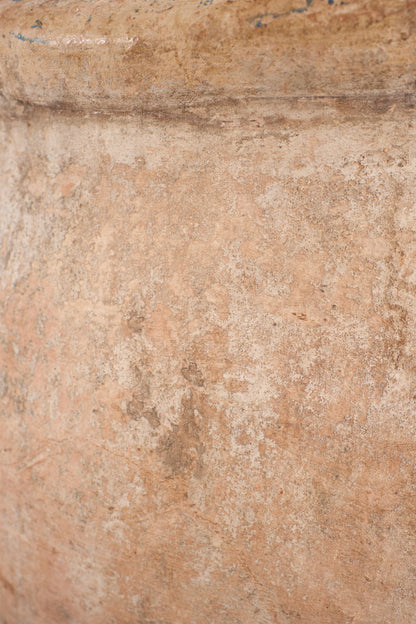 RESERVED 19th century Spanish olive pot - Stapled