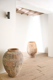 RESERVED 19th century Spanish olive pot - Stapled - TallBoy Interiors