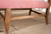 Early 20th century French wavy hall bench