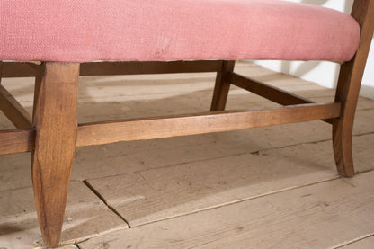 Early 20th century French wavy hall bench