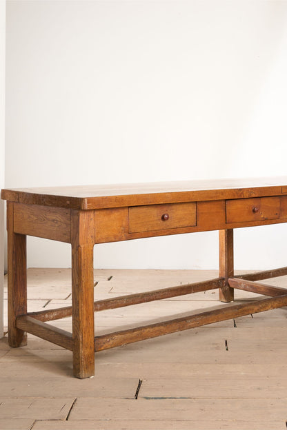 RESERVED 3m 19th Century Elm Italian Monastery table