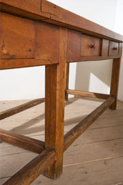 RESERVED 3m 19th Century Elm Italian Monastery table - TallBoy Interiors