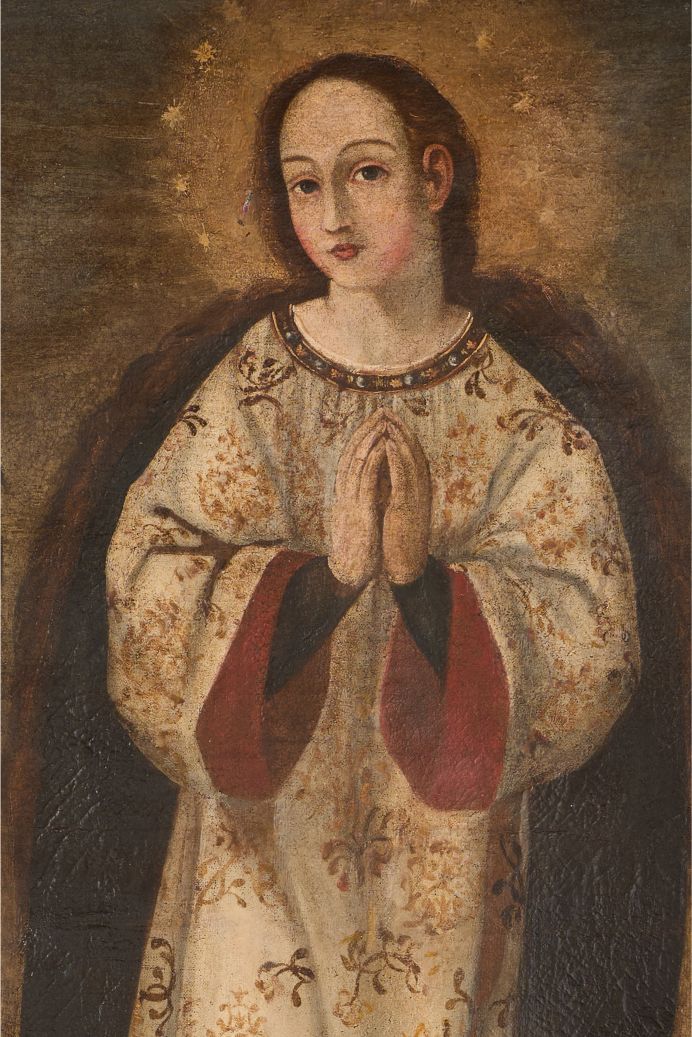 17th Century Colonial school oil on canvas