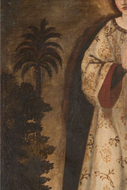 17th Century Colonial school oil on canvas - TallBoy Interiors