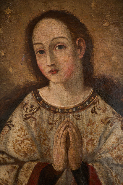 17th Century Colonial school oil on canvas