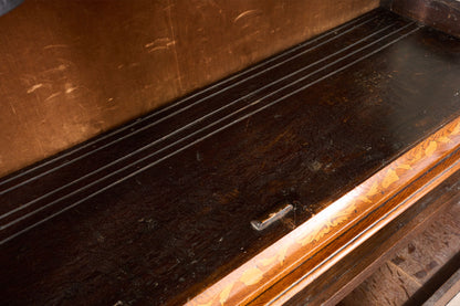 18th Century Marquetry inlaid Dutch glazed cabinet