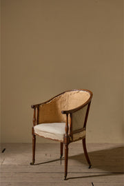 Elegant Georgian mahogany tub chair - TallBoy Interiors